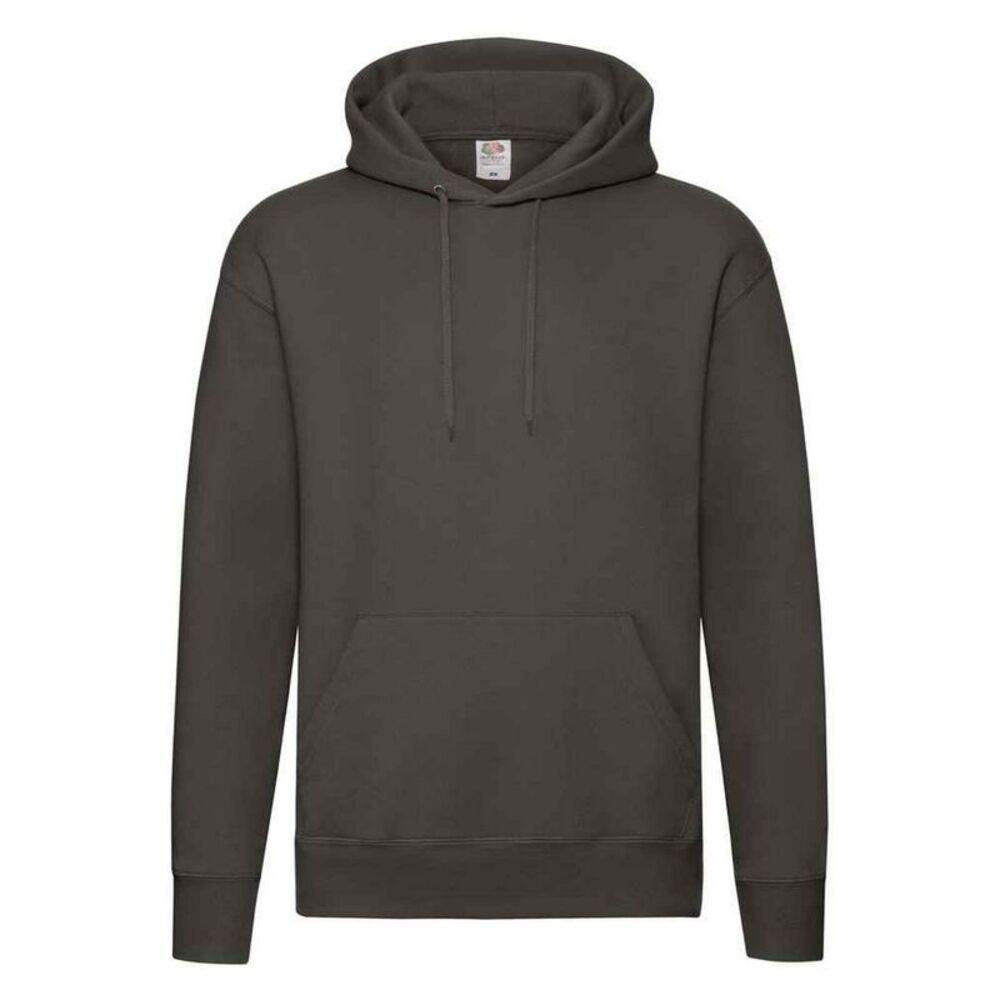 Fruit of the Loom Mens  Hoodie / Charcoal